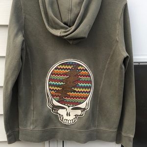 Grateful Dead Zip Up Sweatshirt